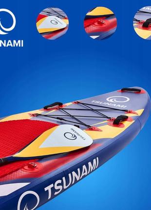 Надувна sup дошка tsunami 320 см із веслом bolt t073 фото