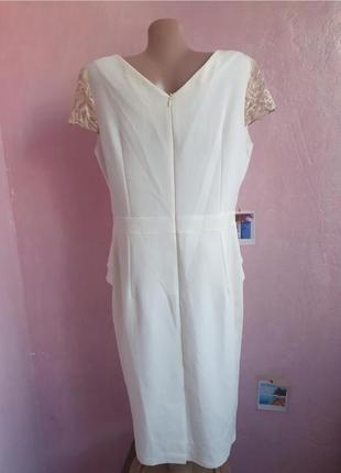 Біла сукня з мереживом6 фото