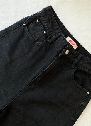 Очень стильные черные джинсы misspap с завышенной талией, размер 365 фото