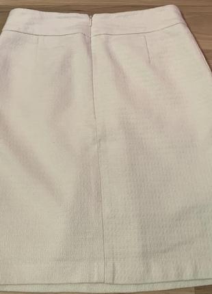 Белая женская юбка размер s2 фото