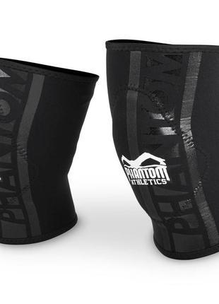 Наколінники спортивні phantom grappling black l/xl (пара)