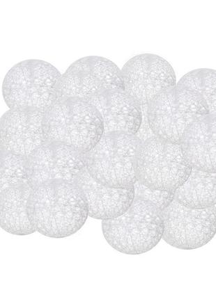 Гірлянда на батарейках springos cotton balls 6 м 30 led cl0049...7 фото