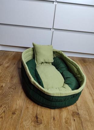 Лежак 50×40 см лежак лежанка лежачок для собак котів ручна робота3 фото