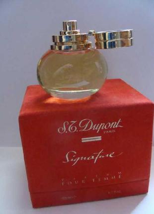 Духи,экстракт,винтаж,редкость  pure parfum signature s. t. dupont 50 ml2 фото