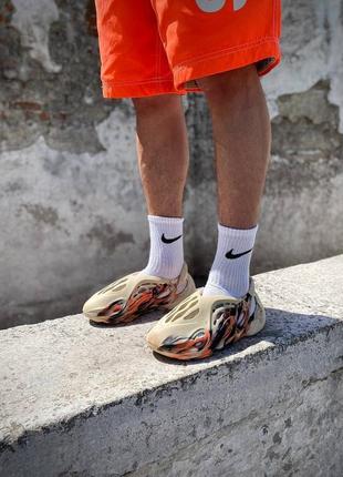 Мужские yeezy foam runner beige orange (no logo)