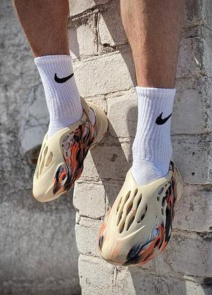 Мужские yeezy foam runner beige orange (no logo)
