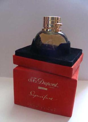 Духи,экстракт,винтаж,редкость  pure parfum signature s. t. dupont 50 ml3 фото