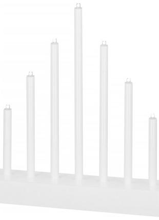 Декоративний світильник (свічник) на батарейках springos 7 led...3 фото