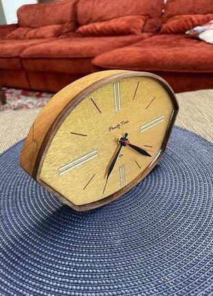 Годинник настінний ручної роботи "golden time"5 фото