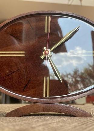 Годинник ручної роботи з червоного дерева "belgian chocolate"1 фото