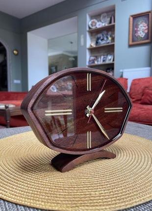 Годинник ручної роботи з червоного дерева "belgian chocolate"4 фото