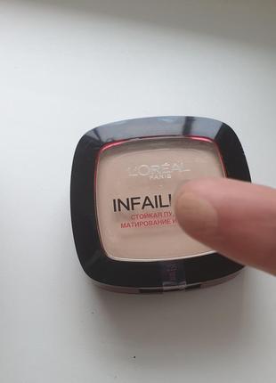 Loreal infaillible powder матуюча пудра5 фото