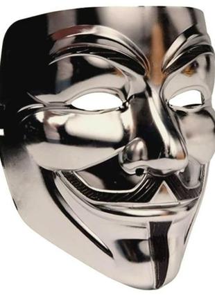 Маска анонимуса - маска гая фокса - маска вендетта - маска v -...2 фото