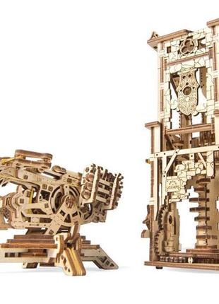 Механічні 3d пазли ugears - «вежа-аркбаліста»