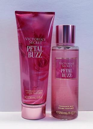 Парфюмированный спрей, лосьон для тела victoria’s secret petal buzz 250ml