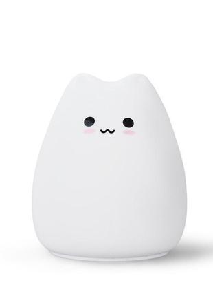 Нічник-кошеня силіконове littlecat silicone light.