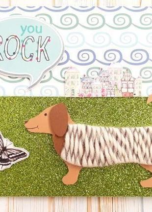 Открытка "you rock"