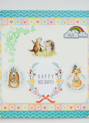 Листівка "happy holidays"2 фото