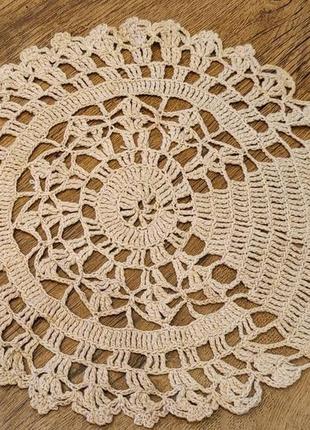 Круглі ажурні серветки гачком (частина 2)