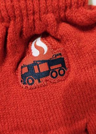 Комплект шапка+перчатки+шарф fireman sam6 фото