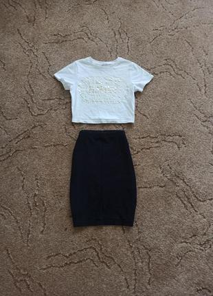 Комплект, юбка и топ базовый.