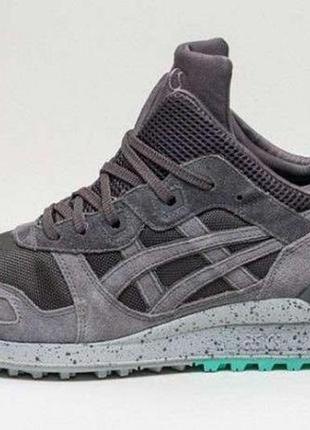 Кросівки чоловічі в стилі asics gel lyte 3 sneakerboot grey асикс гель лайт снікербут сірі