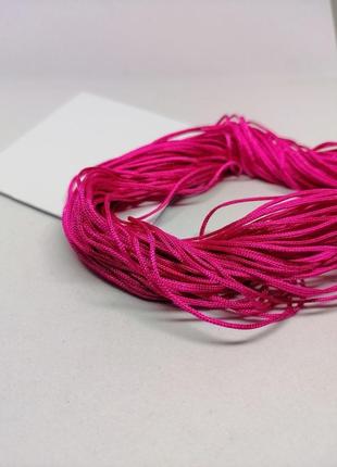 Шнурок прочный нейлоновый розовый 1 мм1 фото