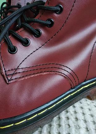 Dr. martens 1460 — cherry red smooth. черевики мартінси