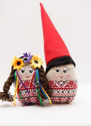 Пасхальный декор vikamade яйцо козак и козачка пара