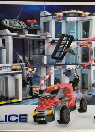 Конструктор блоковий арт. 4169 поліція поліцейська зона, 950 д...