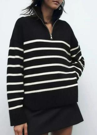 Гарний светр zara,  розмір l1 фото