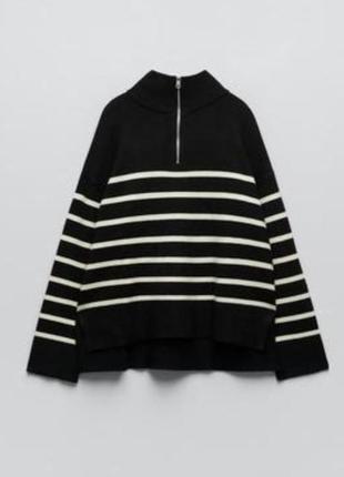 Гарний светр zara,  розмір l3 фото