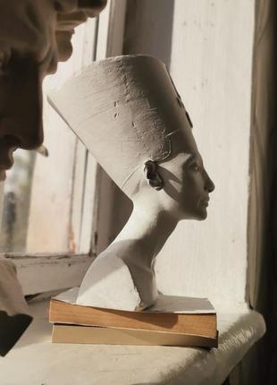 Скульптура гіпсова бюст нефертіті8 фото