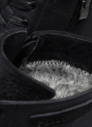 Зимние кожаные мужские ботинки кроссовки на меху philipp plein8 фото