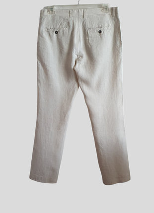 Чоловічі  лляні  штани  h&m р.52/ 36r2 фото