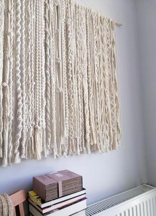 Большое макраме панно настенный декор для дома