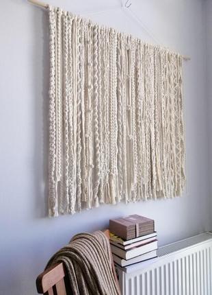 Большое макраме панно настенный декор для дома