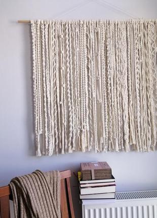 Большое макраме панно настенный декор для дома