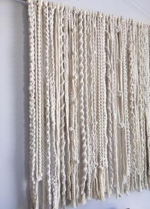 Большое макраме панно настенный декор для дома