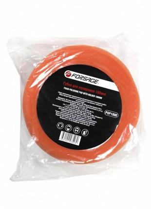 Губка для полірування на диску 180мм (м14) (колір оранжевий)3 фото