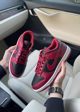 Nike dunk next nature team red black