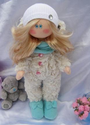Интерьерная текстильная кукла плюша3 фото