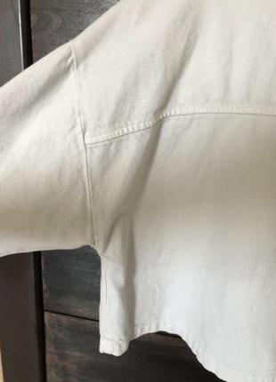 Zara новая шикарная стильная укорочённая свободная джинсовая куртка 50-52 р8 фото