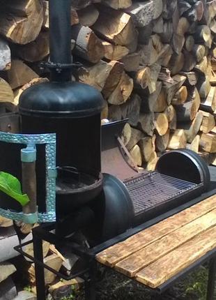 Мангал-коптильня