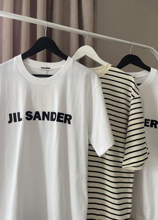 Стильные унисекс футболки jil sander2 фото