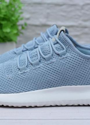 43 розмір. блакитні чоловічі кросівки adidas tubular shadow. оригінал7 фото