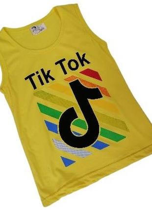 Майка tik tok для хлопчиків, зріст 152 см.