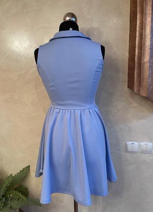 Красива сукня небесно голубого кольору5 фото