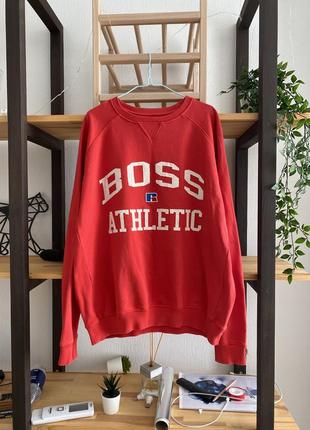 Hugo boss x russell athletic світшот