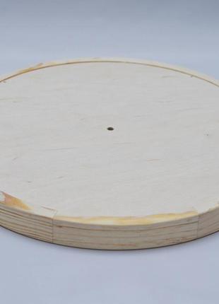 Кашпо кругла дерев'яна, піднос, підставка5 фото